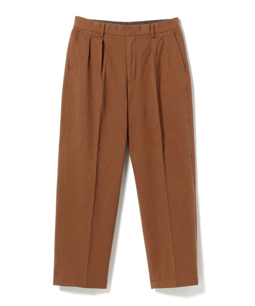 BEAMS（ビームス）の「BEAMS / カルゼ 2プリーツ チノパンツ