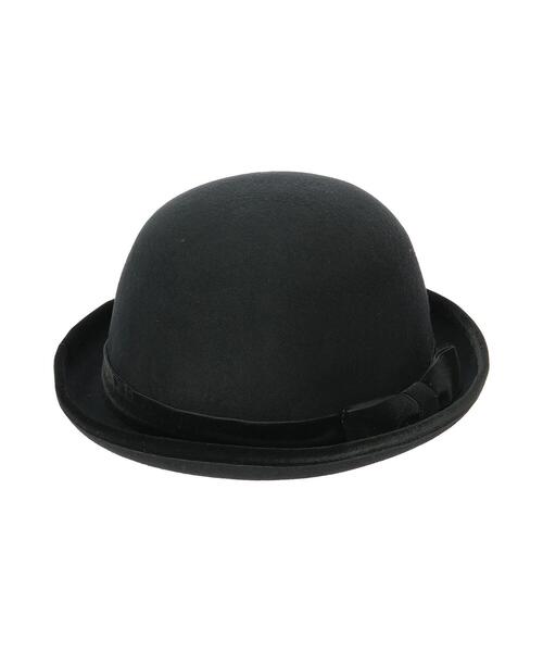 Samansa Mos2（サマンサ モスモス）の「ウールフェルトボーラーハット（ハット・レディース・キャメル/ブラック・ﾌﾘ-）」の13枚目の写真