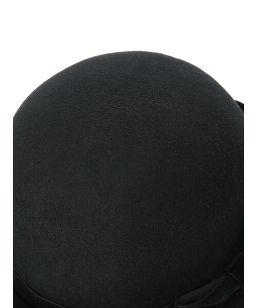 Samansa Mos2（サマンサ モスモス）の「ウールフェルトボーラーハット（ハット・レディース・キャメル/ブラック・ﾌﾘ-）」の10枚目の写真