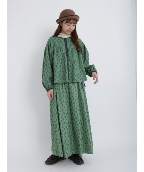 Samansa Mos2（サマンサ モスモス）の「ウールフェルトボーラーハット（ハット・レディース・キャメル/ブラック・ﾌﾘ-）」の6枚目の写真