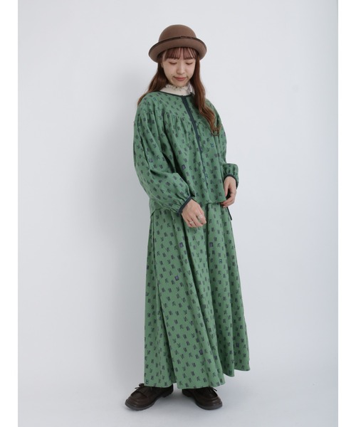 Samansa Mos2（サマンサ モスモス）の「ウールフェルトボーラーハット（ハット・レディース・キャメル/ブラック・ﾌﾘ-）」の3枚目の写真