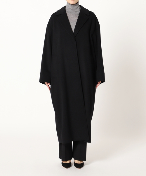 ♡新品タグ付♡　AP STUDIO　ウールオーバーコート　ブラック AP STUDIO（エーピーストゥディオ）の「ウールオーバーコート