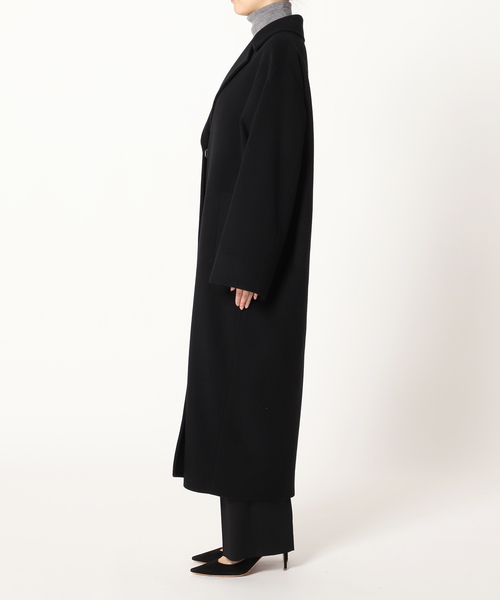 AP STUDIO(エーピーストゥディオ)の「ウールオーバーコート(ブラック)(チェスターコート・レディース・ブラック・38/36)」の12枚目の写真