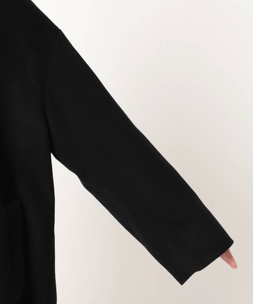 ♡新品タグ付♡　AP STUDIO　ウールオーバーコート　ブラック AP STUDIO（エーピーストゥディオ）の「ウールオーバーコート