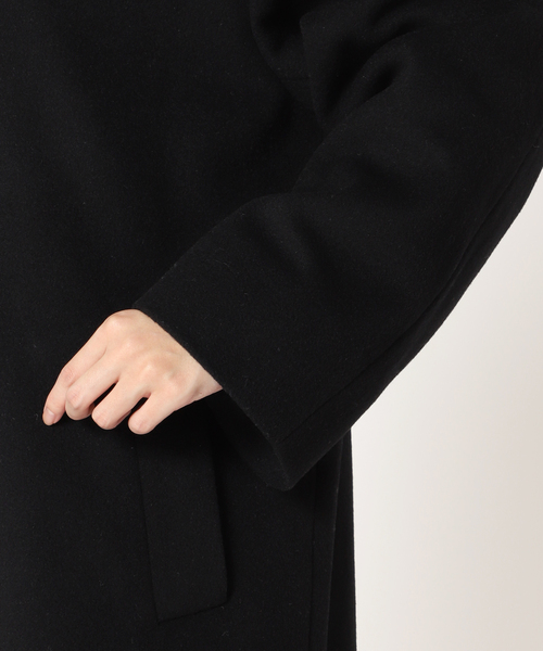 AP STUDIO(エーピーストゥディオ)の「ウールオーバーコート(ブラック)(チェスターコート・レディース・ブラック・38/36)」の3枚目の写真