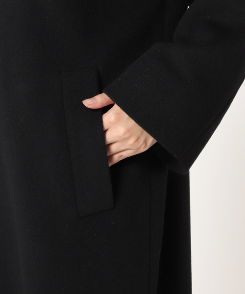 ♡新品タグ付♡　AP STUDIO　ウールオーバーコート　ブラック AP STUDIO（エーピーストゥディオ）の「ウールオーバーコート