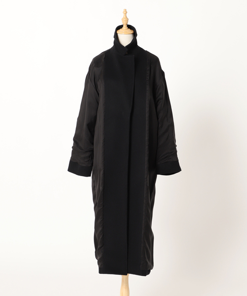 ♡新品タグ付♡　AP STUDIO　ウールオーバーコート　ブラック AP STUDIO（エーピーストゥディオ）の「ウールオーバーコート