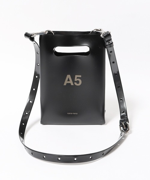 NaNa-NaNa（ナナナナ）の「nana-nana/ナナナナ A5 PVC クリアバック（ショルダーバッグ・メンズ・ブルー/クリア/ブラック・FREE）」の2枚目の写真