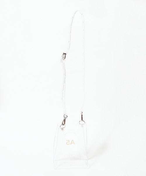 NaNa-NaNa（ナナナナ）の「nana-nana/ナナナナ A5 PVC クリアバック（ショルダーバッグ・メンズ・ブルー/クリア/ブラック・FREE）」の5枚目の写真