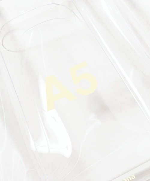 NaNa-NaNa（ナナナナ）の「nana-nana/ナナナナ A5 PVC クリアバック（ショルダーバッグ・メンズ・ブルー/クリア/ブラック・FREE）」の9枚目の写真