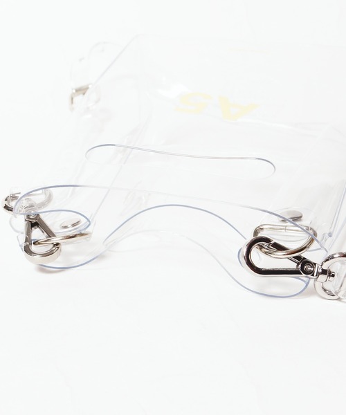 NaNa-NaNa（ナナナナ）の「nana-nana/ナナナナ A5 PVC クリアバック（ショルダーバッグ・メンズ・ブルー/クリア/ブラック・FREE）」の10枚目の写真