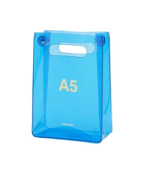 NaNa-NaNa（ナナナナ）の「nana-nana/ナナナナ A5 PVC クリアバック（ショルダーバッグ・メンズ・ブルー/クリア/ブラック・FREE）」の13枚目の写真