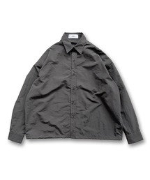 natto | 【ユニセックスアイテム】loose silhouette nylon shirt / "シーズンレスアイテム" ルーズシルエットナイロンシャツ(シャツ/ブラウス)
