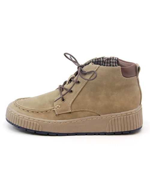 Sugar Sugar(シュガーシュガー)の「【SUGAR SUGAR シュガーシュガー】レースアップワークブーツ(ブーツ・レディース・ベージュ/ネイビー/グレー/イエロー/ワイン・S/M/L/LL)」の16枚目の写真