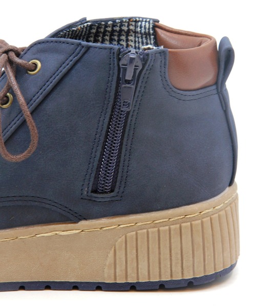 Sugar Sugar(シュガーシュガー)の「【SUGAR SUGAR シュガーシュガー】レースアップワークブーツ(ブーツ・レディース・ベージュ/ネイビー/グレー/イエロー/ワイン・S/M/L/LL)」の15枚目の写真