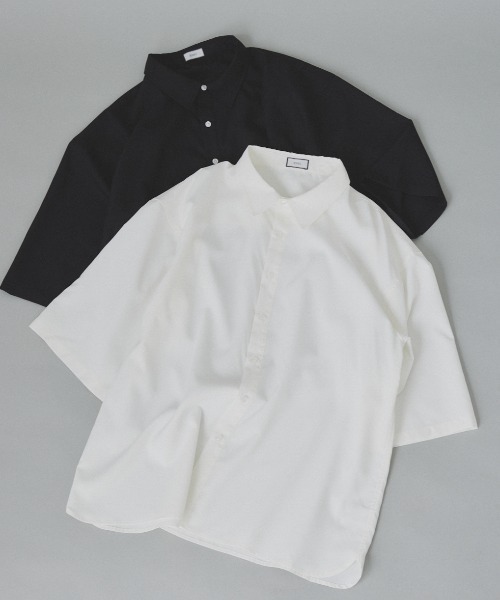 EDEL(エーデル)の「EDEL - リラックスオーバーサイズシャツ(シャツ/ブラウス・メンズ・ホワイト/ブラック・MEDIUM/LARGE)」の3枚目の写真