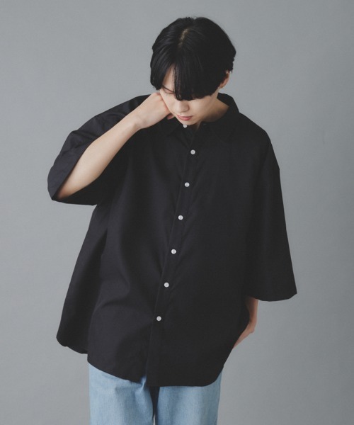 EDEL(エーデル)の「EDEL - リラックスオーバーサイズシャツ(シャツ/ブラウス・メンズ・ホワイト/ブラック・MEDIUM/LARGE)」の14枚目の写真