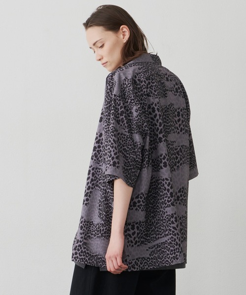 AIVER（アイバー）の「AIVER　かすれレオパードオープンカラーシャツ（シャツ/ブラウス・メンズ・ライトブルー/ブラック/ネイビー・SMALL/MEDIUM/LARGE）」の15枚目の写真