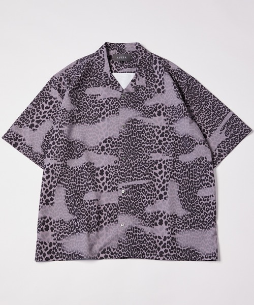 AIVER（アイバー）の「AIVER　かすれレオパードオープンカラーシャツ（シャツ/ブラウス・メンズ・ライトブルー/ブラック/ネイビー・SMALL/MEDIUM/LARGE）」の9枚目の写真