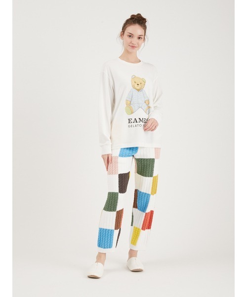 gelato pique（ジェラートピケ）の「【EAMES】エアモコチェックロング