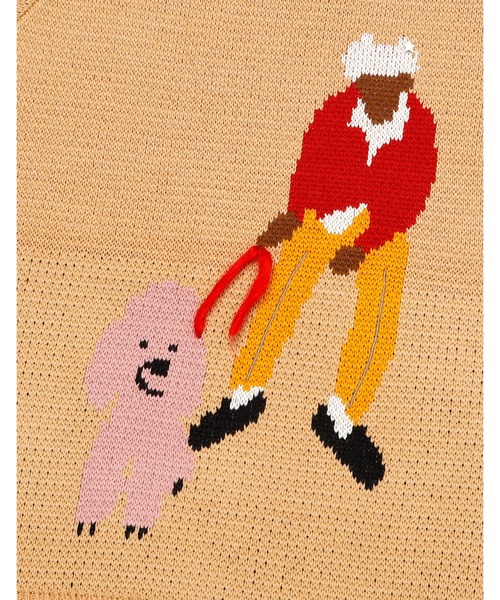 Little sunny bite(リトルサニーバイト)の「The guy knit(ニット/セーター・レディース・ブラック/ピンク/ベージュ・SMALL/MEDIUM)」の9枚目の写真