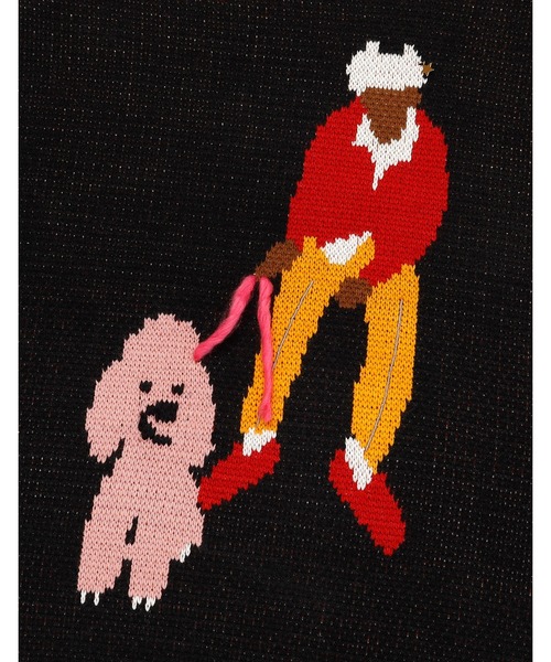 Little sunny bite(リトルサニーバイト)の「The guy knit(ニット/セーター・レディース・ブラック/ピンク/ベージュ・SMALL/MEDIUM)」の21枚目の写真