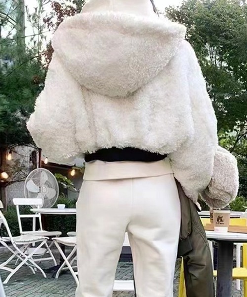 SPIGA（スピーガ）の「リバーシブルボアショートMA-1（MA-1・レディース・カーキ/ブラック・FREE）」の5枚目の写真