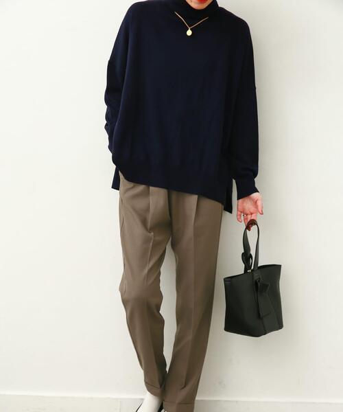 URBAN RESEARCH DOORS(アーバンリサーチドアーズ)の「裏起毛テーパードイージーパンツ(その他パンツ・レディース・モカ/ブラック/チャコールグレー・SMALL/MEDIUM)」の6枚目の写真