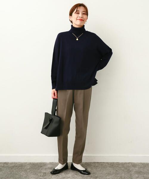 URBAN RESEARCH DOORS(アーバンリサーチドアーズ)の「裏起毛テーパードイージーパンツ(その他パンツ・レディース・モカ/ブラック/チャコールグレー・SMALL/MEDIUM)」の8枚目の写真