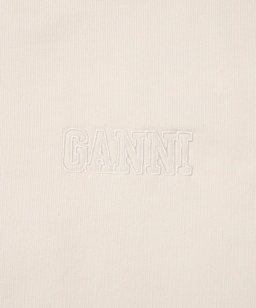 GANNI（ガニー）の「Drop Shoulder Sweatshirt（スウェット・レディース・ホワイト系その他/ブラック・S/M）」の3枚目の写真