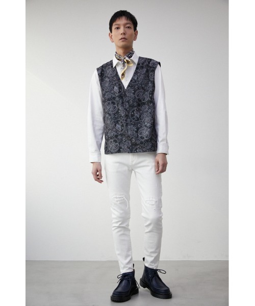 PAISLEY PATTERN VEST/ペイズリーパターンベスト（ベスト）｜AZUL BY MOUSSY（アズールバイマウジー）