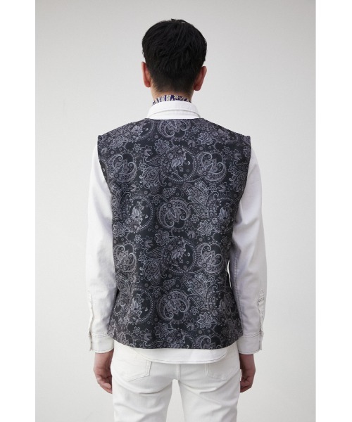 PAISLEY PATTERN VEST/ペイズリーパターンベスト（ベスト）｜AZUL BY MOUSSY（アズールバイマウジー）