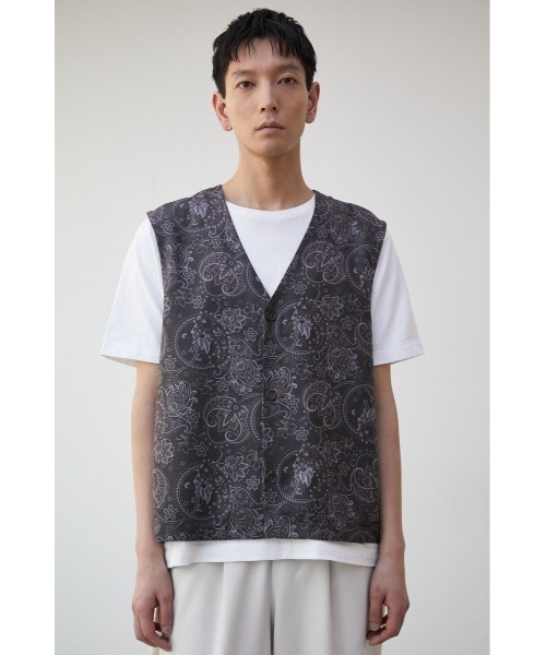 PAISLEY PATTERN VEST/ペイズリーパターンベスト（ベスト）｜AZUL BY MOUSSY（アズールバイマウジー）