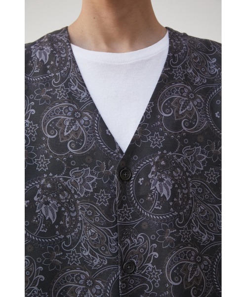 PAISLEY PATTERN VEST/ペイズリーパターンベスト（ベスト）｜AZUL BY MOUSSY（アズールバイマウジー）