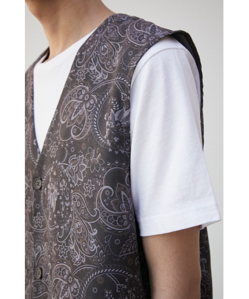 PAISLEY PATTERN VEST/ペイズリーパターンベスト（ベスト）｜AZUL BY MOUSSY（アズールバイマウジー）