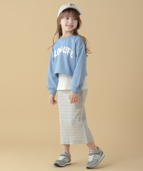 BAYFLOW(ベイフロー)の「リブタイトスカート(KIDS)(スカート・キッズ・ライトグレー/ブラック/ブルー・110cm/120cm/130cm/140cm)」の21枚目の写真