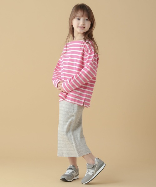 BAYFLOW(ベイフロー)の「リブタイトスカート(KIDS)(スカート・キッズ・ライトグレー/ブラック/ブルー・110cm/120cm/130cm/140cm)」の22枚目の写真