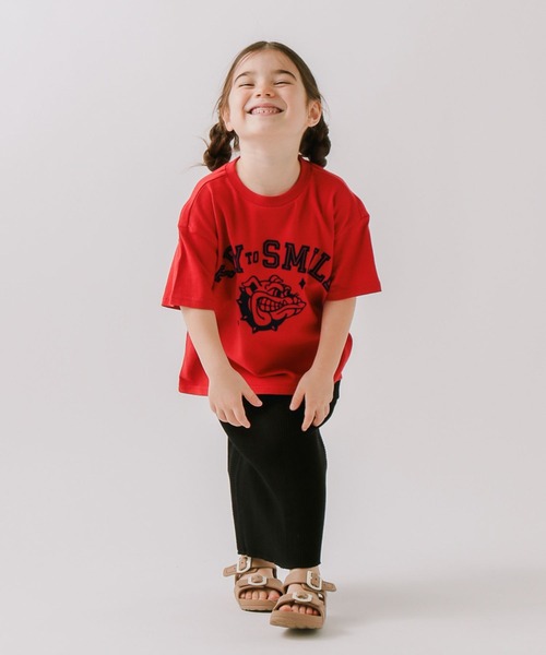 BAYFLOW(ベイフロー)の「リブタイトスカート(KIDS)(スカート・キッズ・ライトグレー/ブラック/ブルー・110cm/120cm/130cm/140cm)」の6枚目の写真