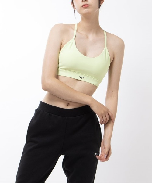 Reebok(リーボック)の「ストラップ スポーツブラ / LUX STRAPPY SPORTS BRA(スポーツブラ・レディース・ホワイト/グリーン/ブラック/ライトグリーン/アッシュブラウン/ブルー/グレイッシュベージュ/ブルーグレー/ピンク・X-SMALL/SMALL/MEDIUM/LARGE/X-LARGE)」の7枚目の写真