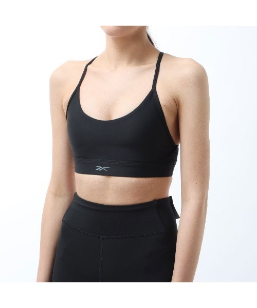 Reebok(リーボック)の「ストラップ スポーツブラ / LUX STRAPPY SPORTS BRA(スポーツブラ・レディース・ホワイト/グリーン/ブラック/ライトグリーン/アッシュブラウン/ブルー/グレイッシュベージュ/ブルーグレー/ピンク・X-SMALL/SMALL/MEDIUM/LARGE/X-LARGE)」の13枚目の写真