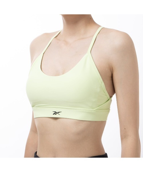 Reebok(リーボック)の「ストラップ スポーツブラ / LUX STRAPPY SPORTS BRA(スポーツブラ・レディース・ホワイト/グリーン/ブラック/ライトグリーン/アッシュブラウン/ブルー/グレイッシュベージュ/ブルーグレー/ピンク・X-SMALL/SMALL/MEDIUM/LARGE/X-LARGE)」の19枚目の写真