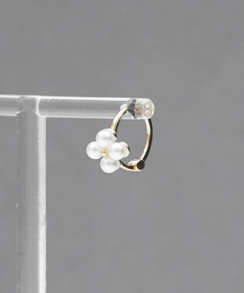 flower（フラワー）の「プチブルームピアス（ピアス（片耳用）・レディース・ゴールド・FREE）」の5枚目の写真