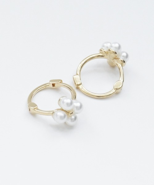 flower（フラワー）の「プチブルームピアス（ピアス（片耳用）・レディース・ゴールド・FREE）」の8枚目の写真