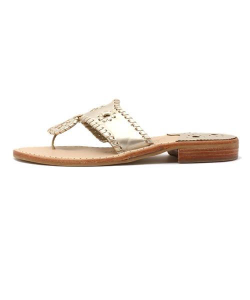 martinique(マルティニーク)の「JACK ROGERS/メタリックカラーサンダル(サンダル・レディース・ゴールド系その他/シルバー系その他・6.5/6/5.5)」の3枚目の写真