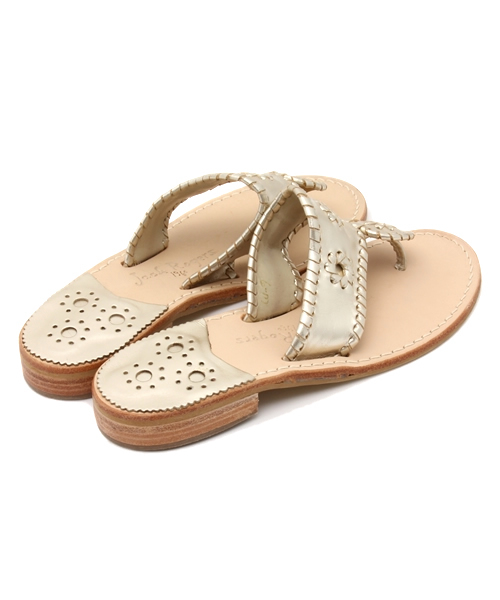 martinique(マルティニーク)の「JACK ROGERS/メタリックカラーサンダル(サンダル・レディース・ゴールド系その他/シルバー系その他・6.5/6/5.5)」の5枚目の写真