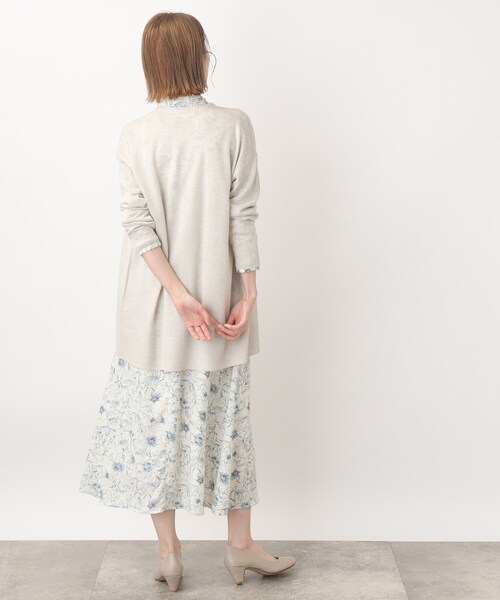 grove（グローブ）の「◆洗える！着回し◎！レビータミドル丈カーディガン（カーディガン/ボレロ・レディース・ライトグレー/ブラック/ダークグリーン・02/03/04/01/05）」の20枚目の写真