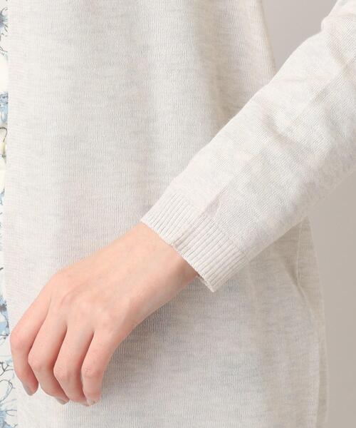 grove（グローブ）の「◆洗える！着回し◎！レビータミドル丈カーディガン（カーディガン/ボレロ・レディース・ライトグレー/ブラック/ダークグリーン・02/03/04/01/05）」の5枚目の写真