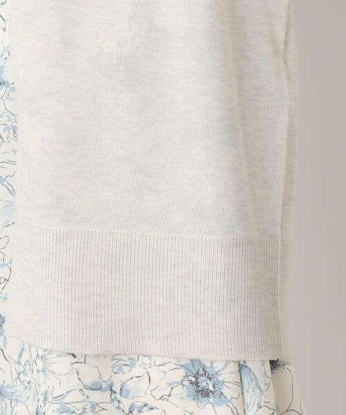 grove（グローブ）の「◆洗える！着回し◎！レビータミドル丈カーディガン（カーディガン/ボレロ・レディース・ライトグレー/ブラック/ダークグリーン・02/03/04/01/05）」の6枚目の写真