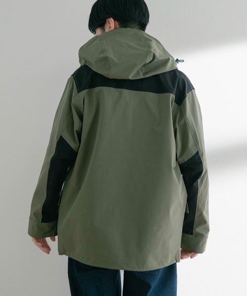 ITEMS URBANRESEARCH(アイテムズ アーバンリサーチ)の「高機能 コンビカラーマウンテンパーカー(マウンテンパーカー・メンズ・オリーブ/ブラック/ベージュ・MEDIUM/LARGE)」の6枚目の写真