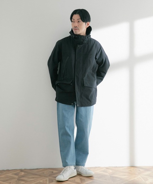 ITEMS URBANRESEARCH(アイテムズ アーバンリサーチ)の「高機能 コンビカラーマウンテンパーカー(マウンテンパーカー・メンズ・オリーブ/ブラック/ベージュ・MEDIUM/LARGE)」の10枚目の写真